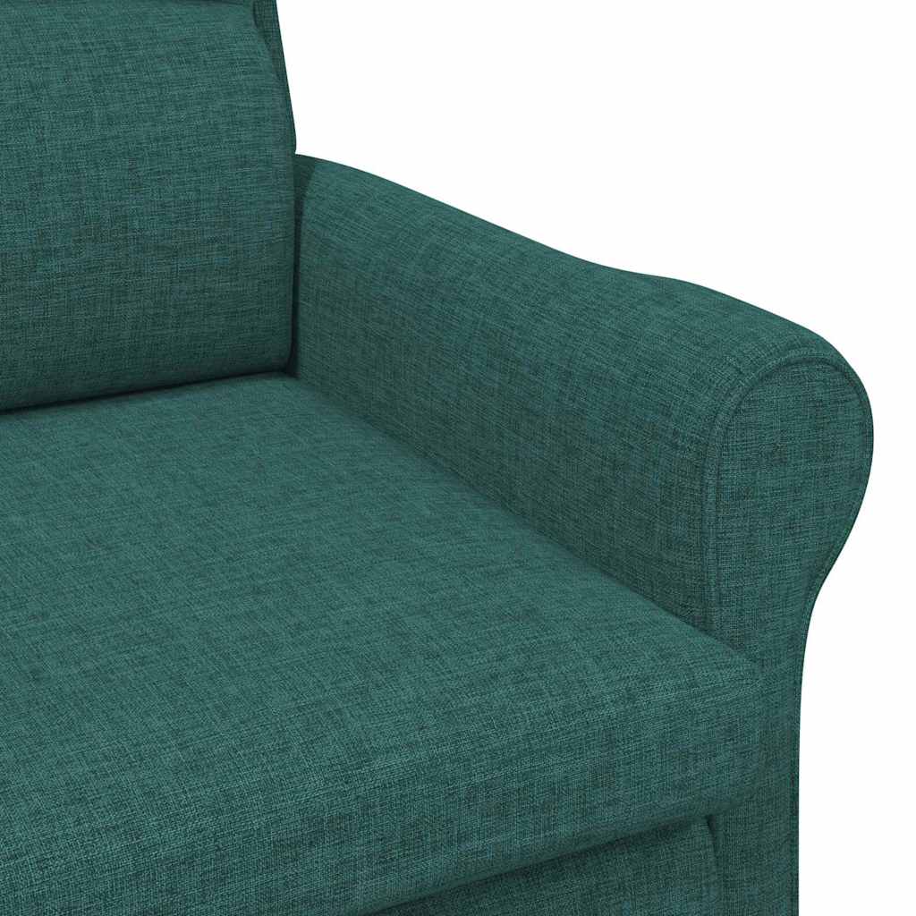 fauteuil Vert foncé 76 x 94 x 102 cm tissu - XIOS