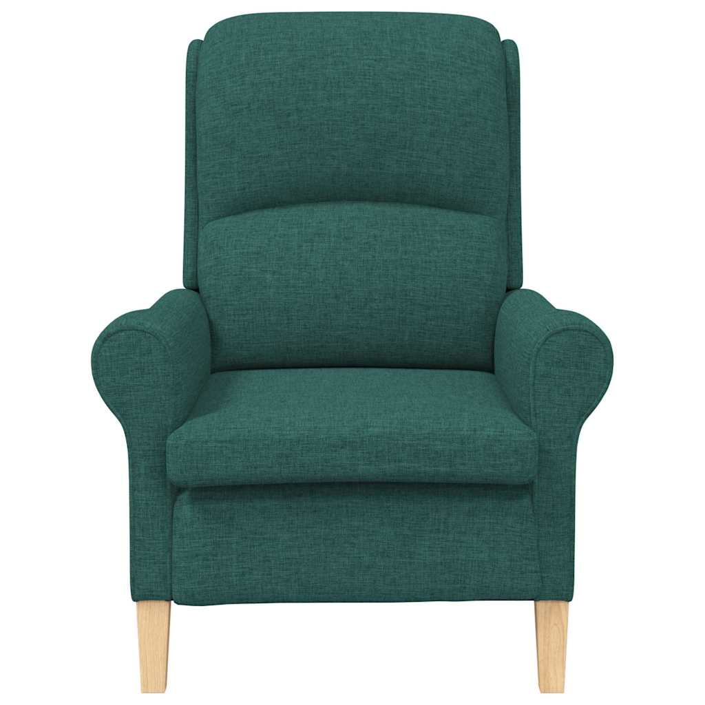 fauteuil Vert foncé 76 x 94 x 102 cm tissu - XIOS