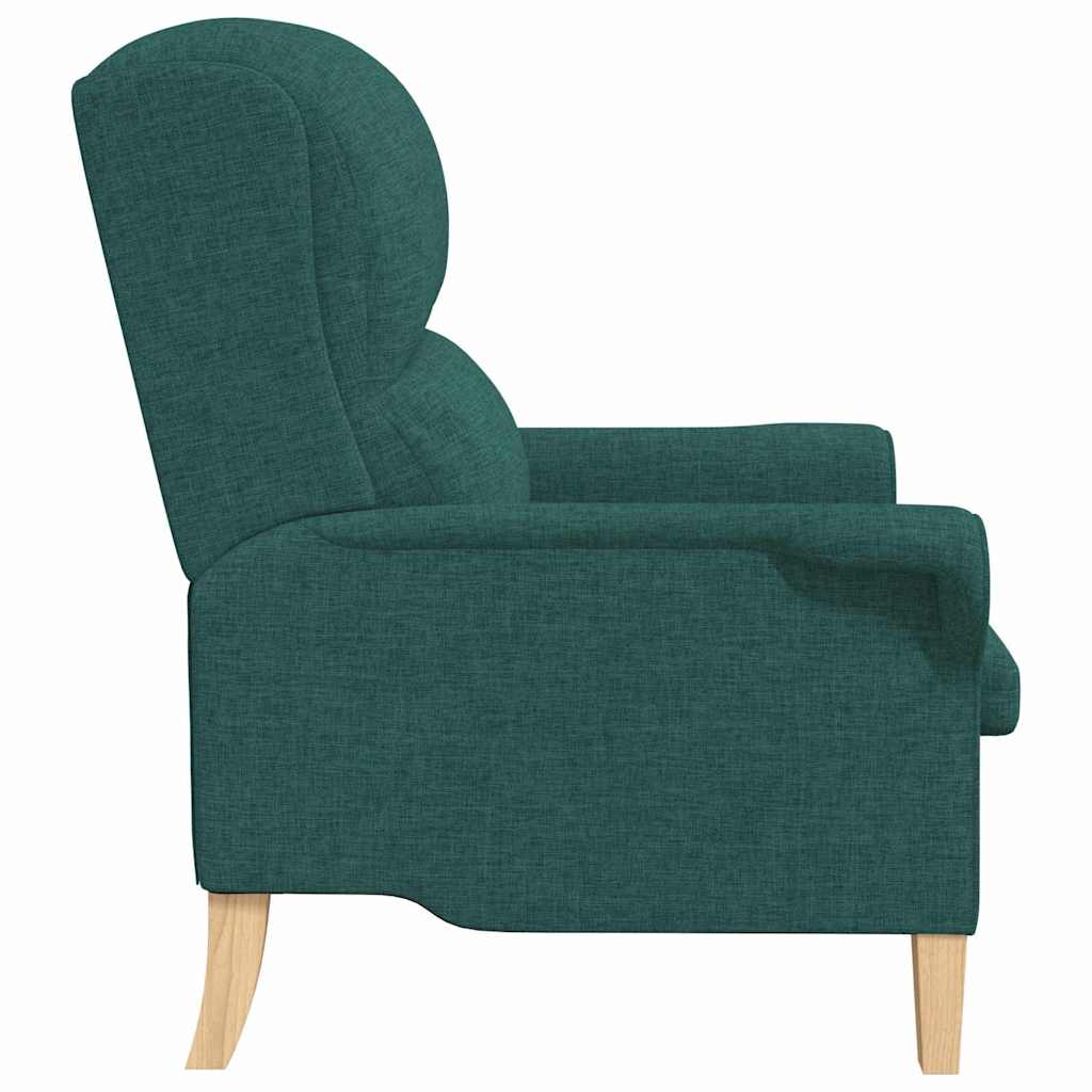 fauteuil Vert foncé 76 x 94 x 102 cm tissu - XIOS