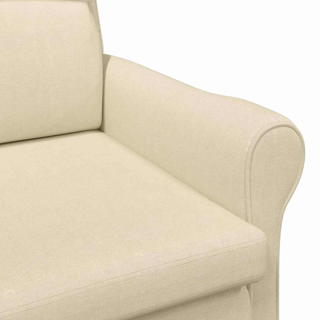 fauteuil Crème 76 x 94 x 102 cm tissu - XIOS