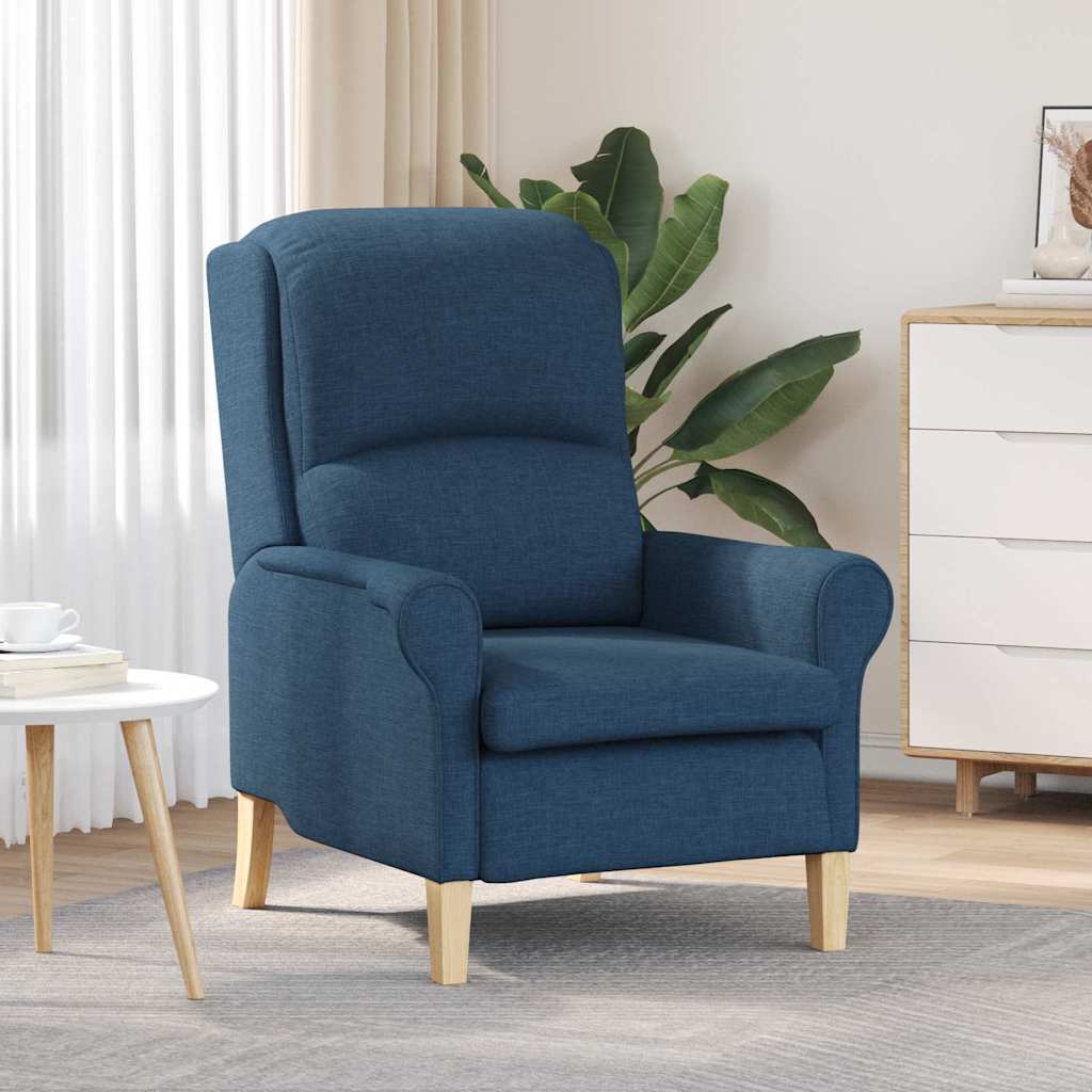 fauteuil Bleu 76 x 94 x 102 cm tissu - XIOS