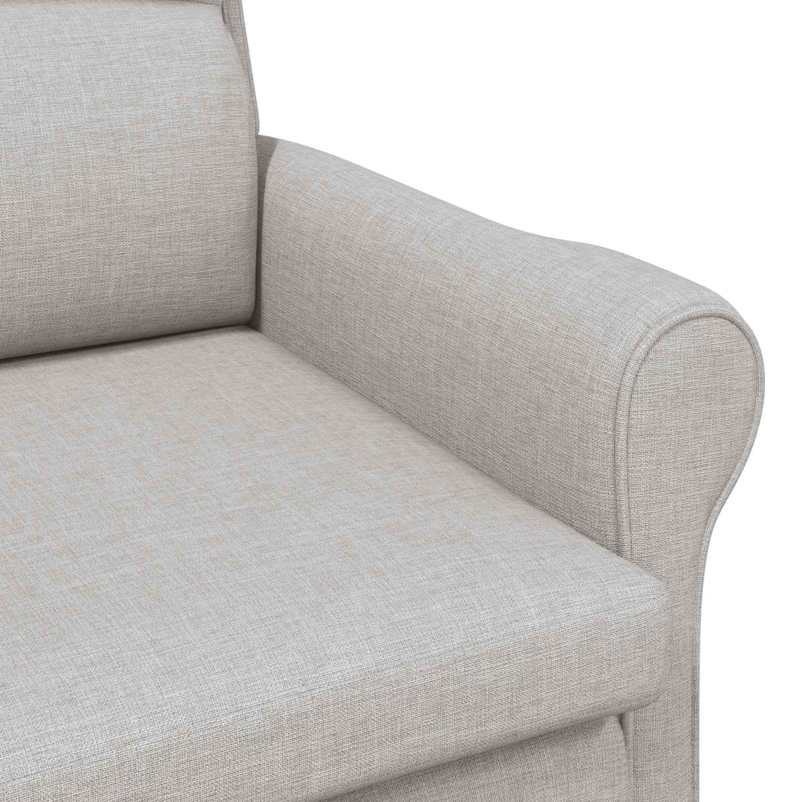 fauteuil Gris nuage 76 x 94 x 102 cm tissu - XIOS
