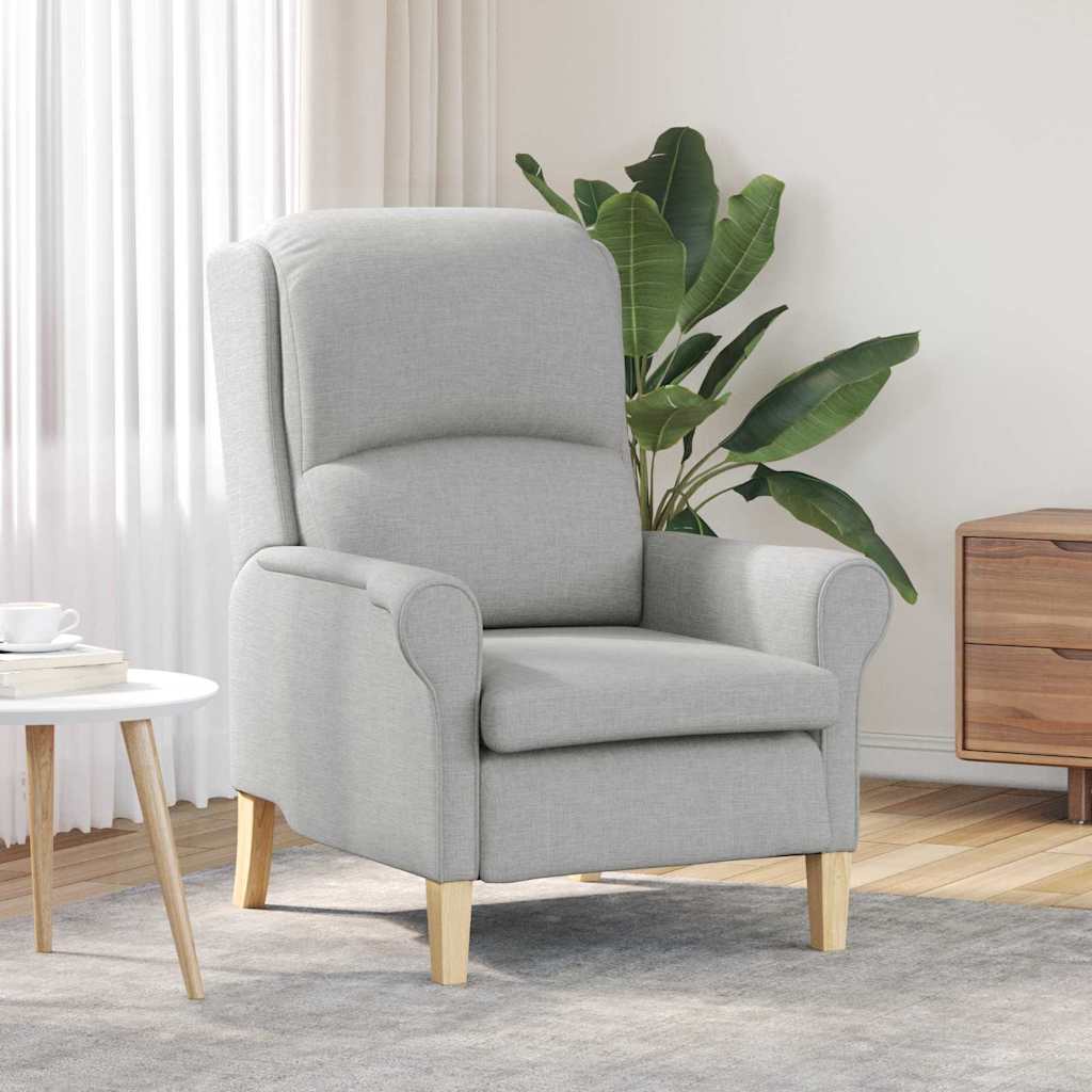 fauteuil Gris nuage 76 x 94 x 102 cm tissu - XIOS