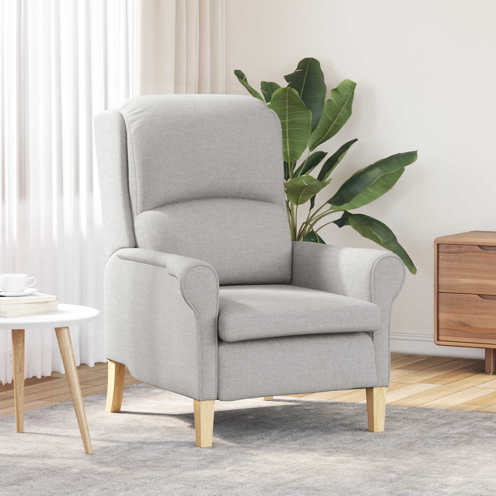 fauteuil Gris nuage tissu - XIOS