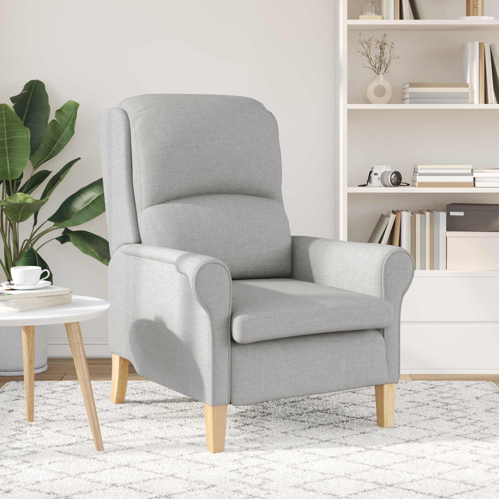 fauteuil Gris nuage tissu - XIOS