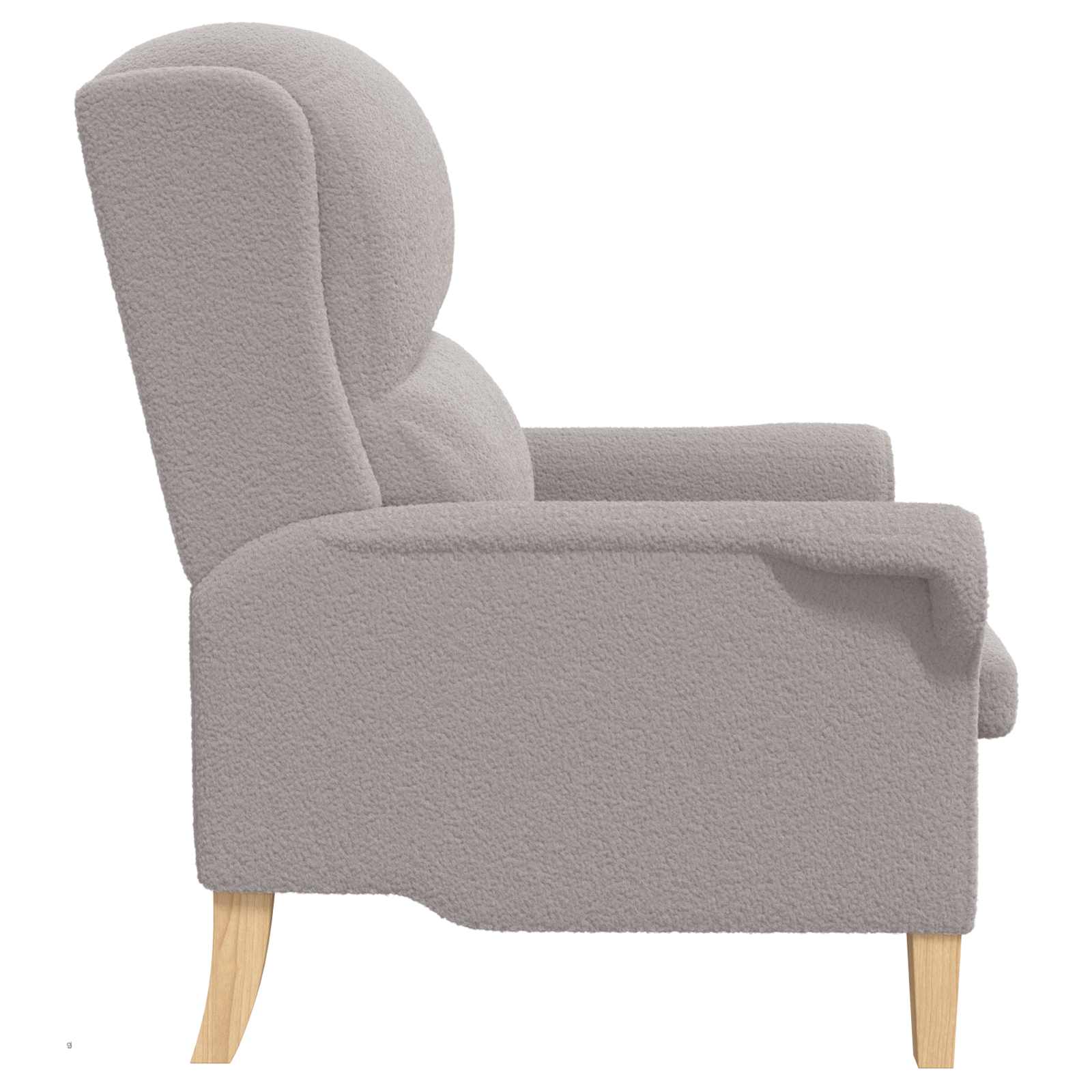 fauteuil Gris clair Tissu en Sherpa doux - XIOS