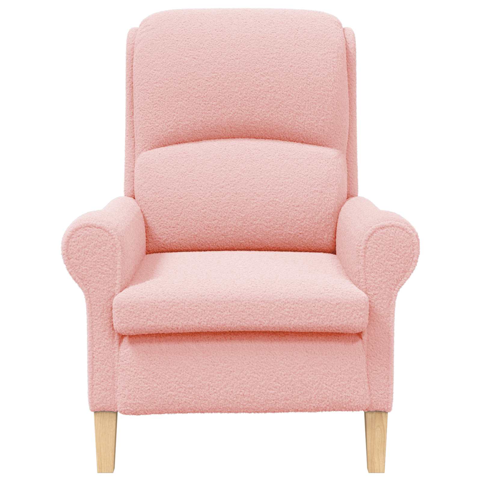 fauteuil Rose Tissu en Sherpa doux - XIOS