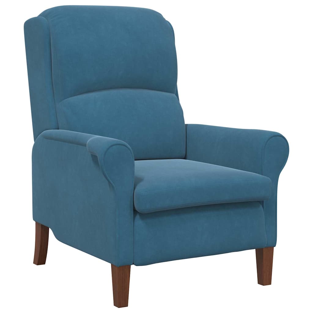 fauteuil Bleu Velours - XIOS
