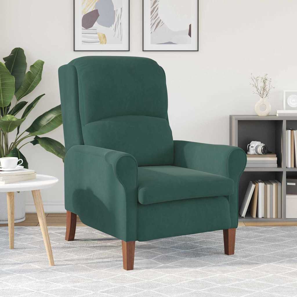 fauteuil Vert foncé Velours - XIOS