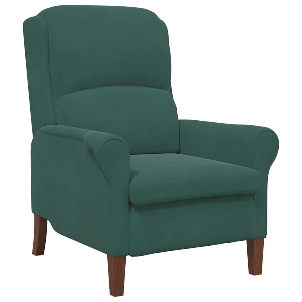 fauteuil Vert foncé Velours - XIOS