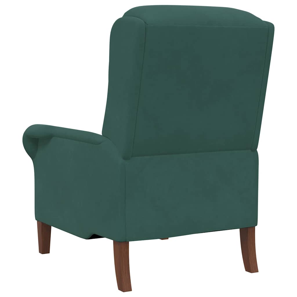fauteuil Vert foncé Velours - XIOS