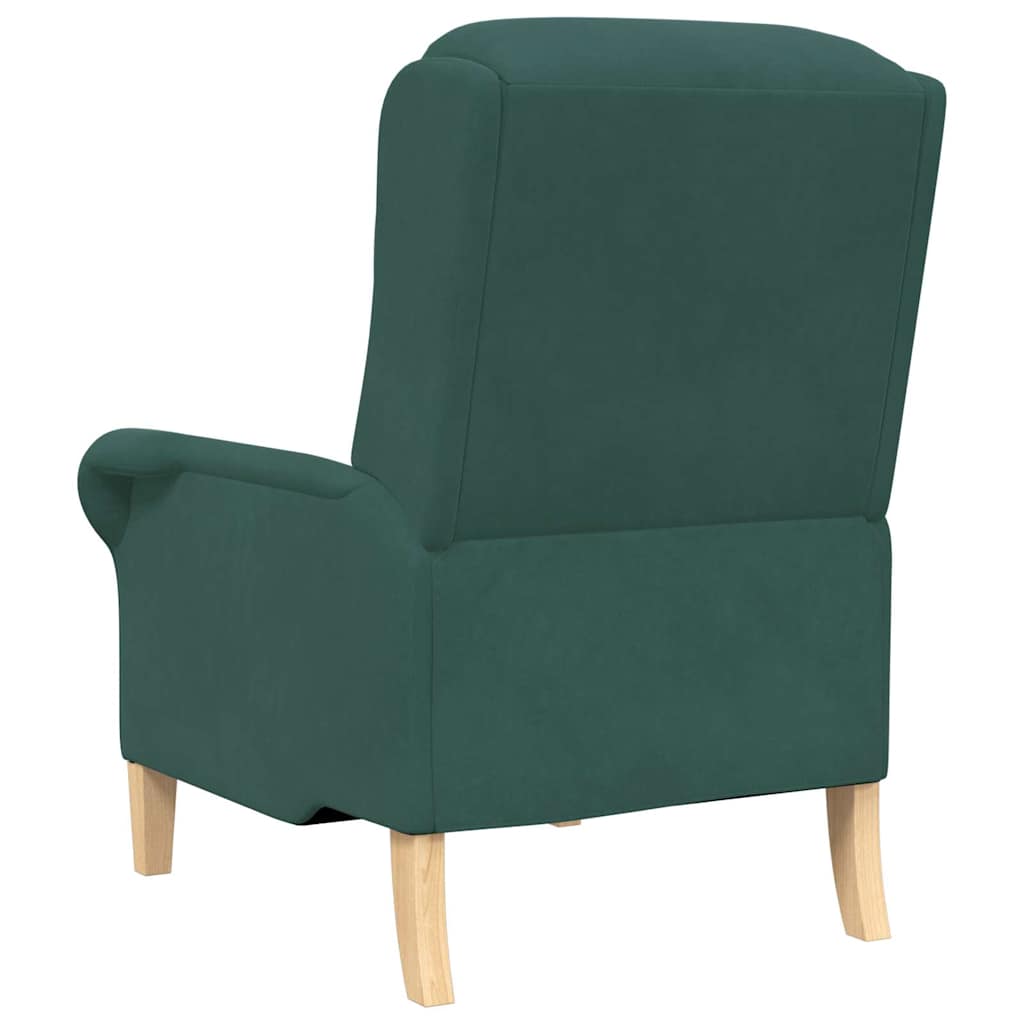 fauteuil Vert foncé 76 x 94 x 102 cm Velours - XIOS