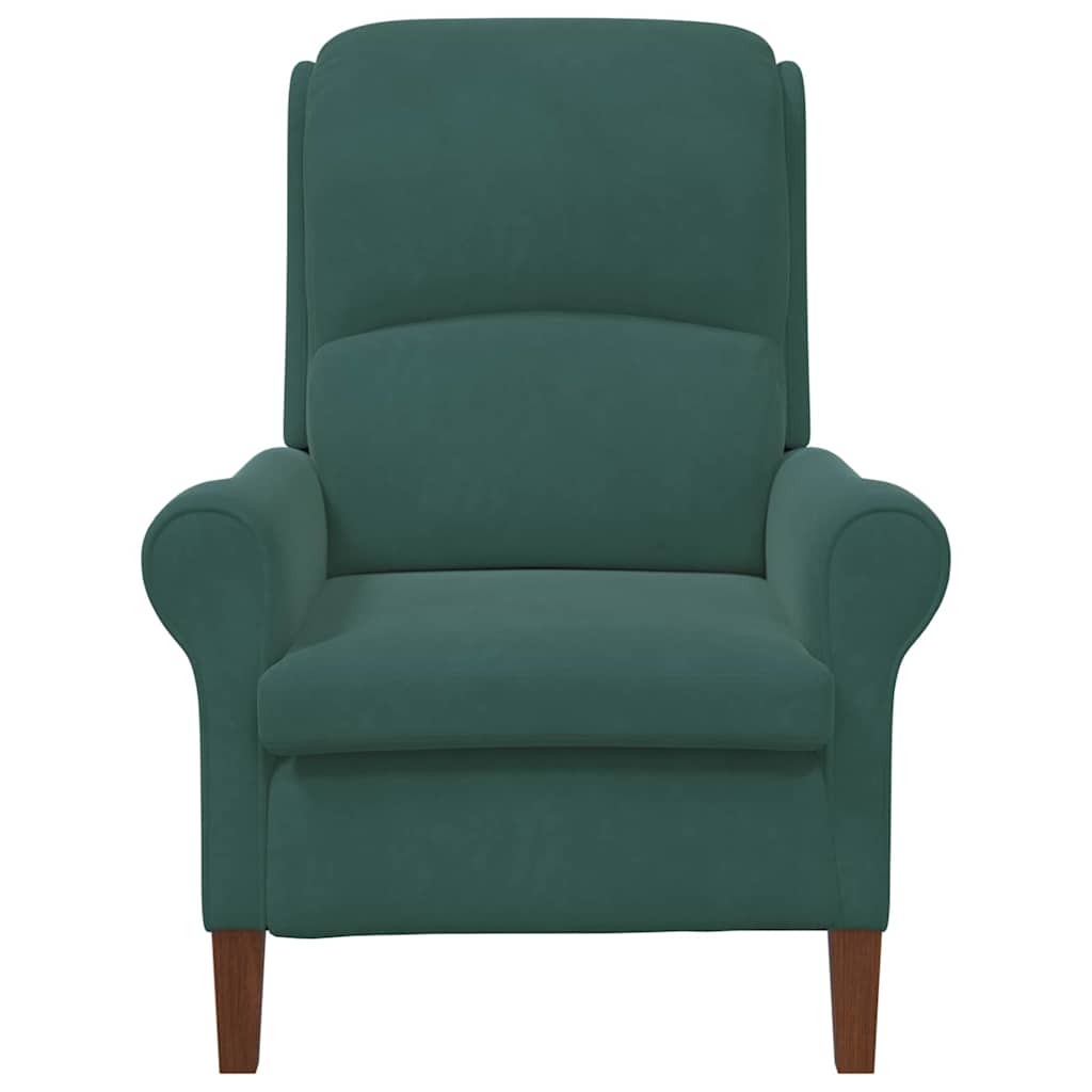 fauteuil Vert foncé Velours - XIOS