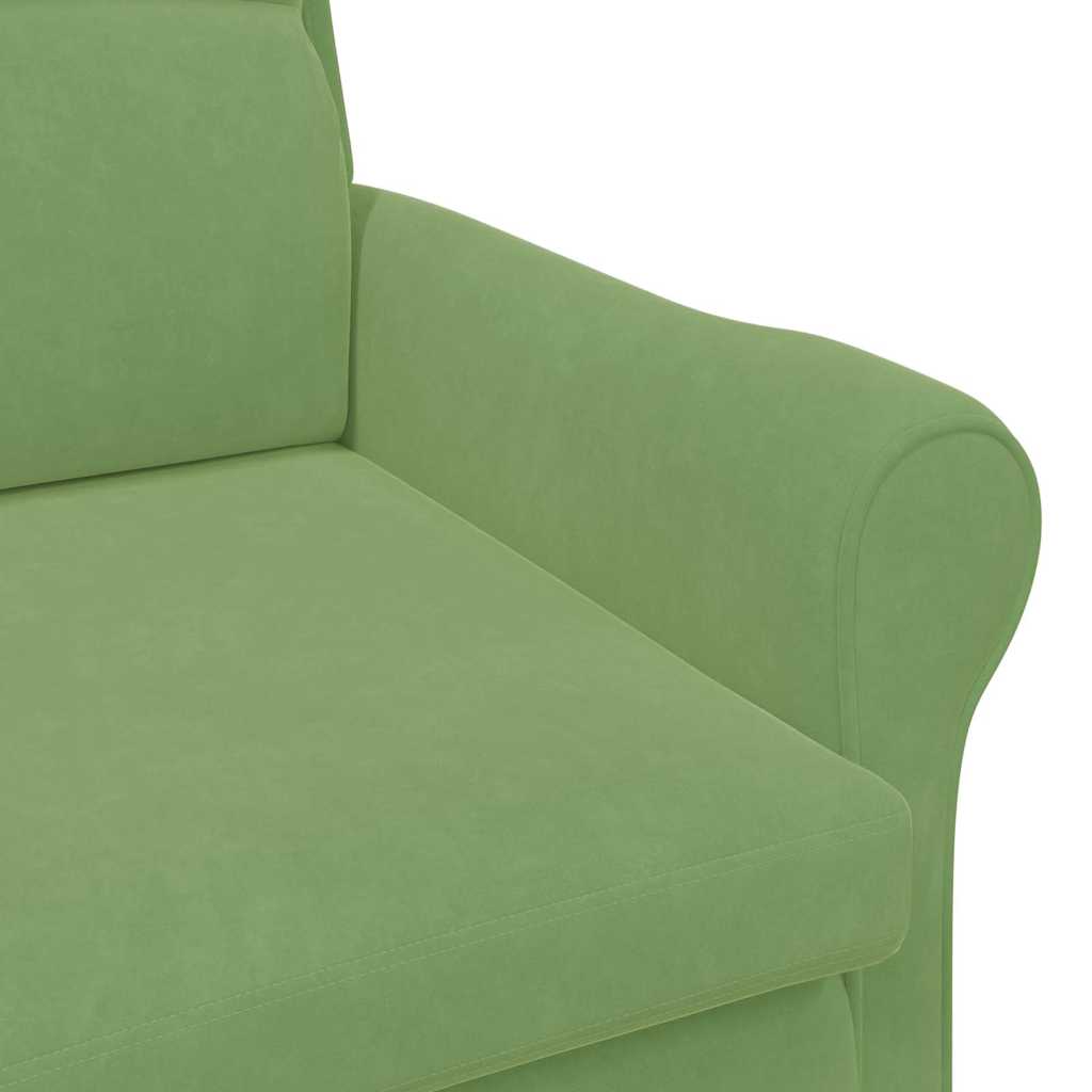 fauteuil Vert clair Velours - XIOS