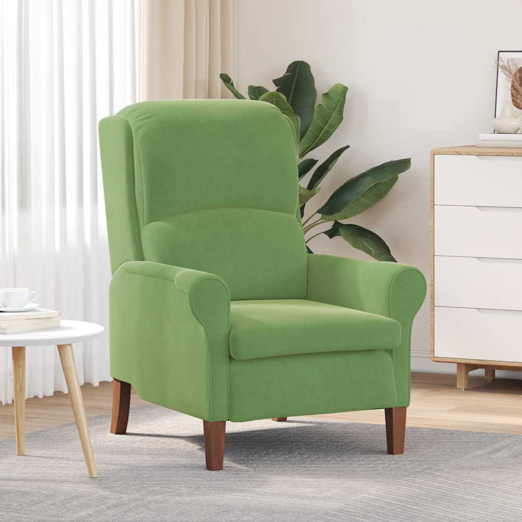 fauteuil Vert clair Velours - XIOS