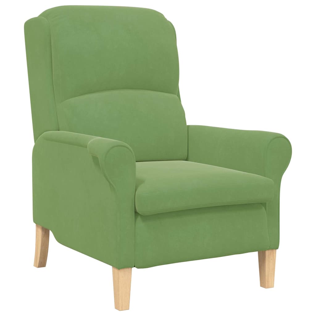 fauteuil Vert clair 76 x 94 x 102 cm Velours - XIOS