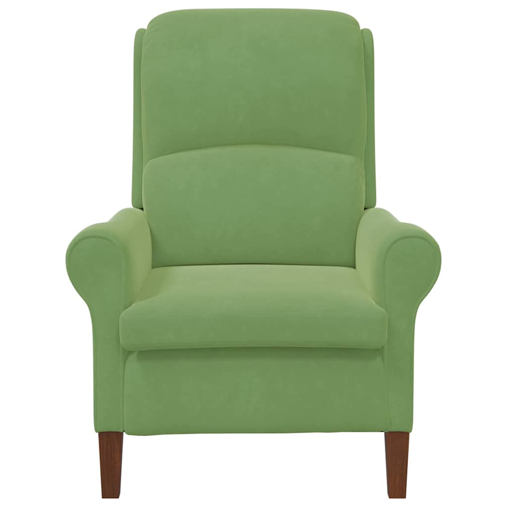 fauteuil Vert clair Velours - XIOS
