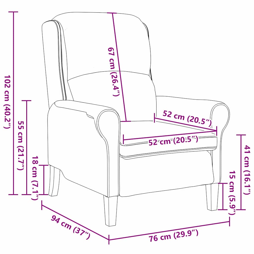 fauteuil Rouge bordeaux Velours - XIOS