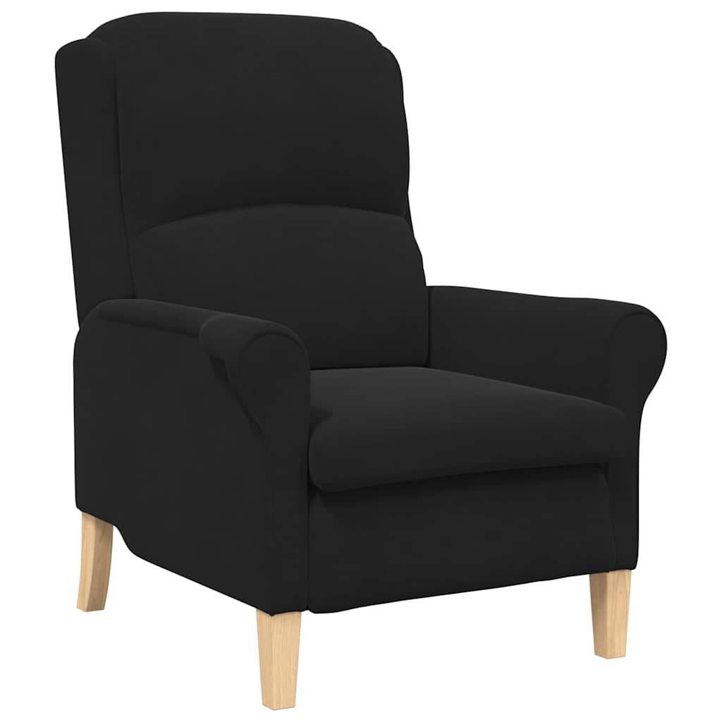 fauteuil Noir 76 x 94 x 102 cm Velours - XIOS