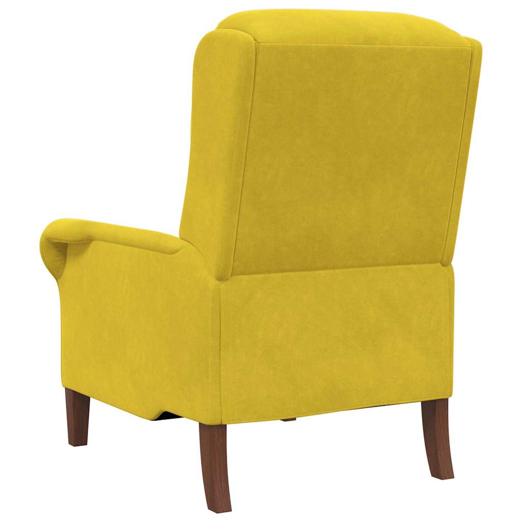 fauteuil Jaune Velours - XIOS