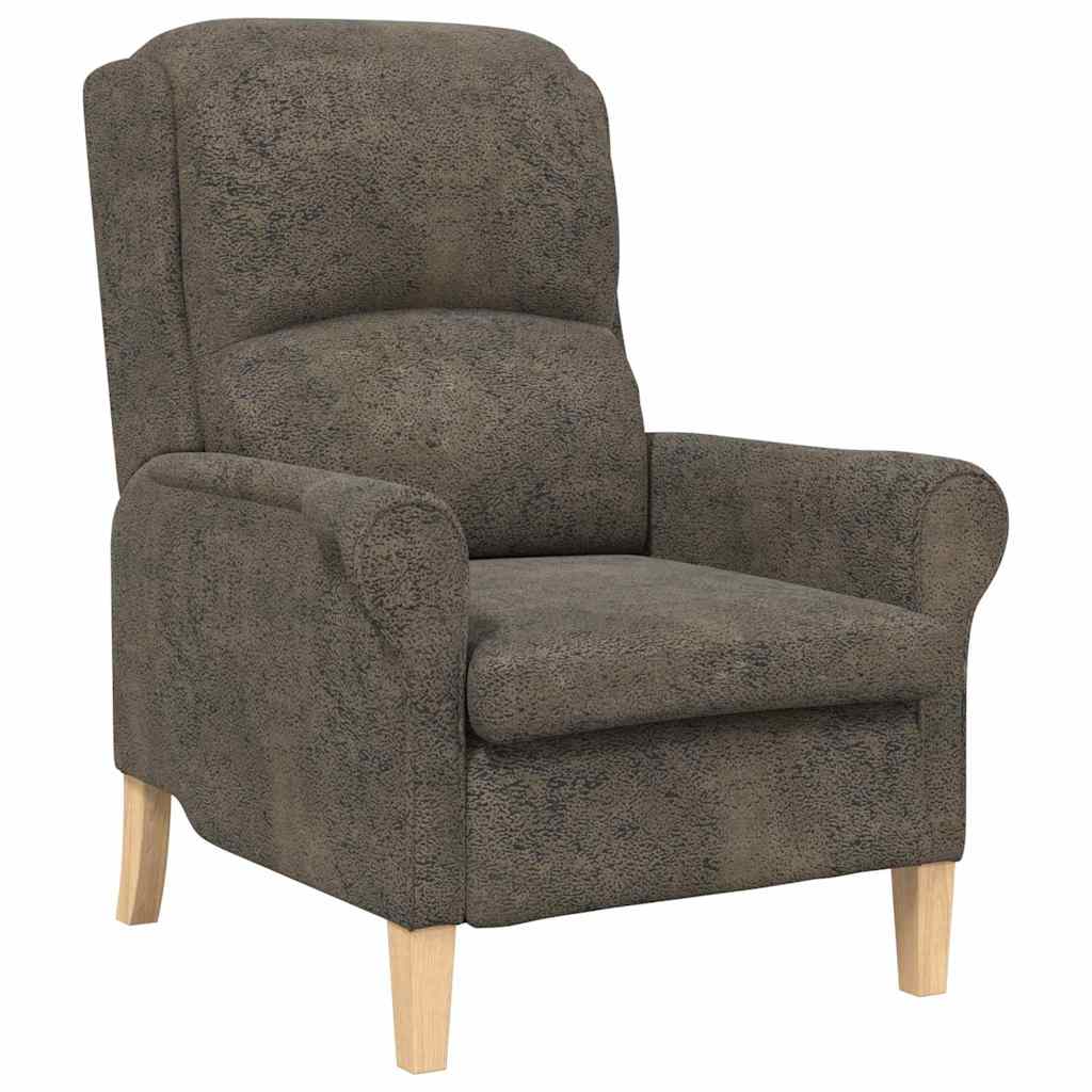 fauteuil Gris foncé 76 x 94 x 102 cm Faux cuir - XIOS