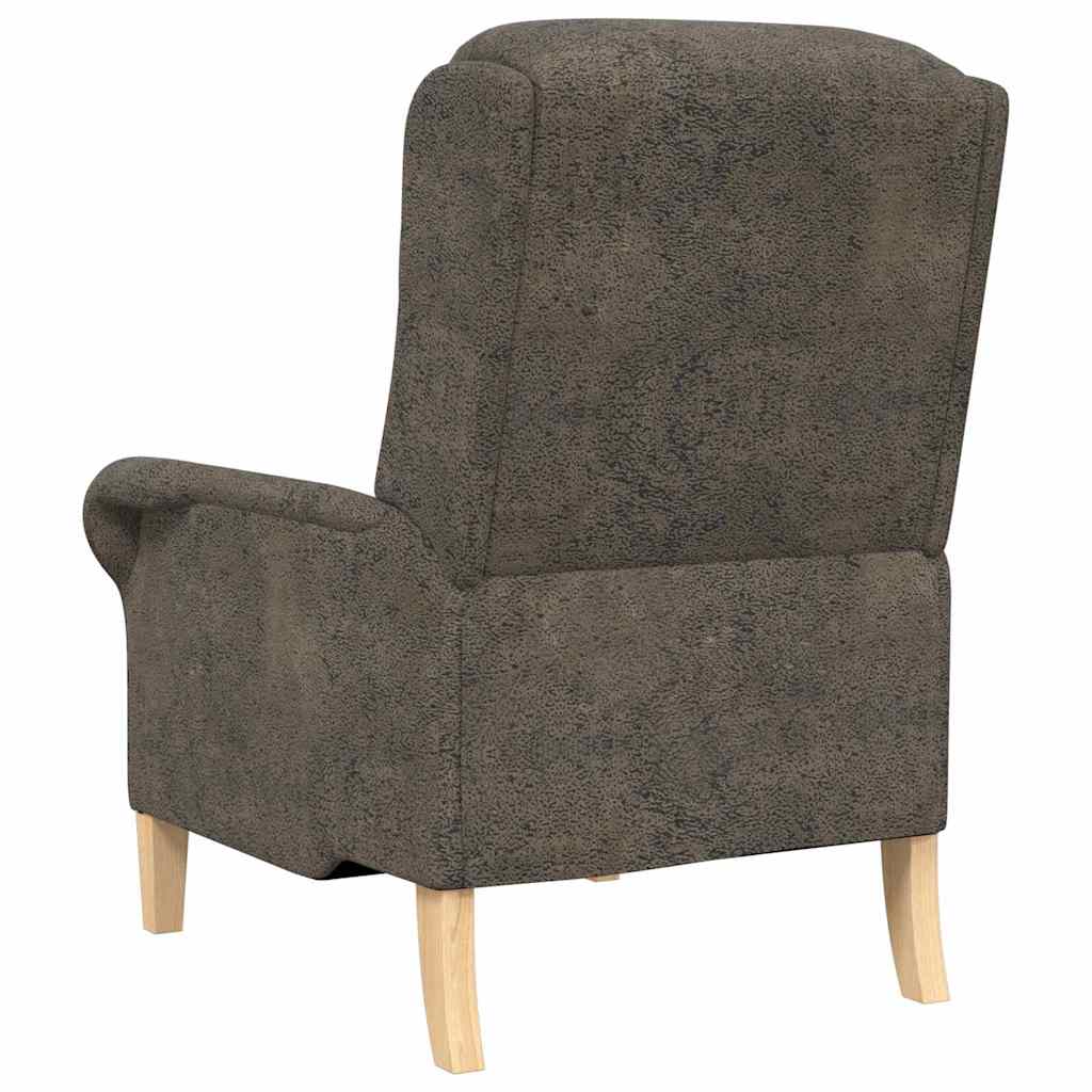 fauteuil Gris foncé 76 x 94 x 102 cm Faux cuir - XIOS