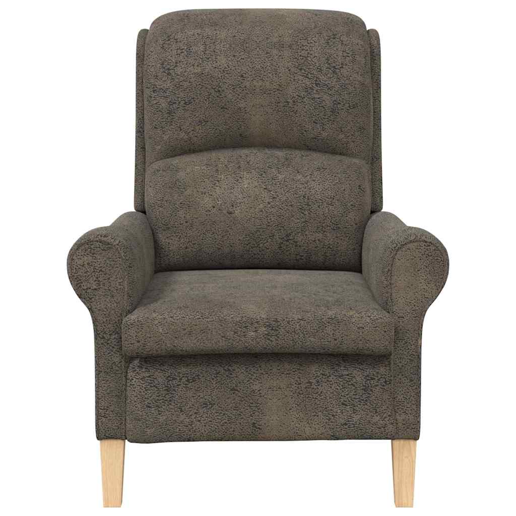 fauteuil Gris foncé 76 x 94 x 102 cm Faux cuir - XIOS