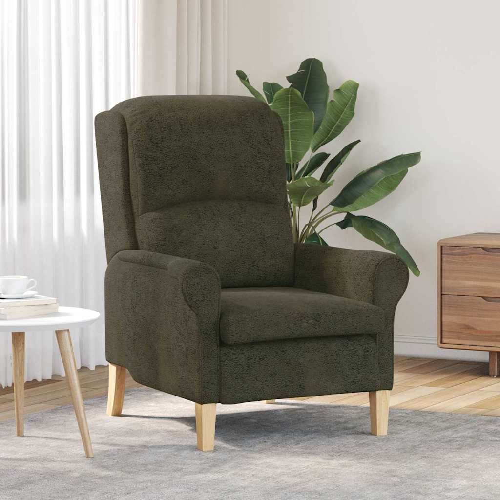 fauteuil Vert armée 76 x 94 x 102 cm Faux cuir - XIOS