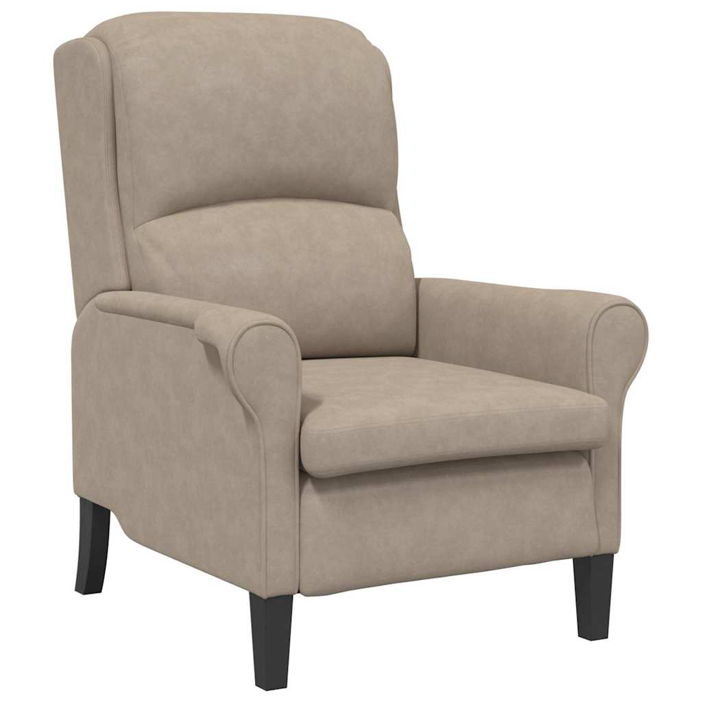 fauteuil Taupe 76 x 94 x 102 cm Microfibre