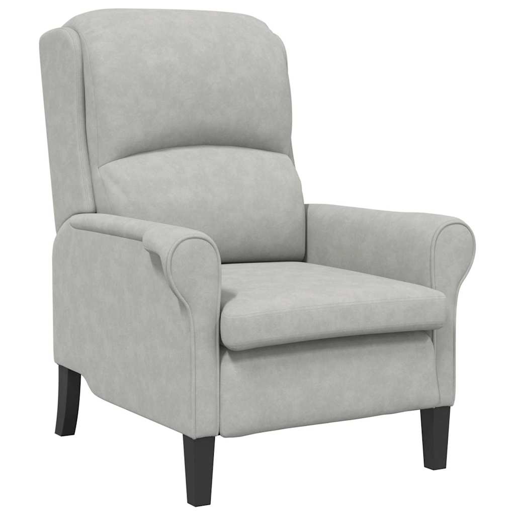 fauteuil Gris clair 76 x 94 x 102 cm Microfibre - XIOS