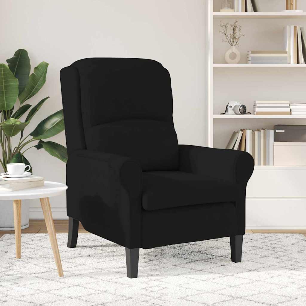 fauteuil Noir 76 x 94 x 102 cm Microfibre - XIOS