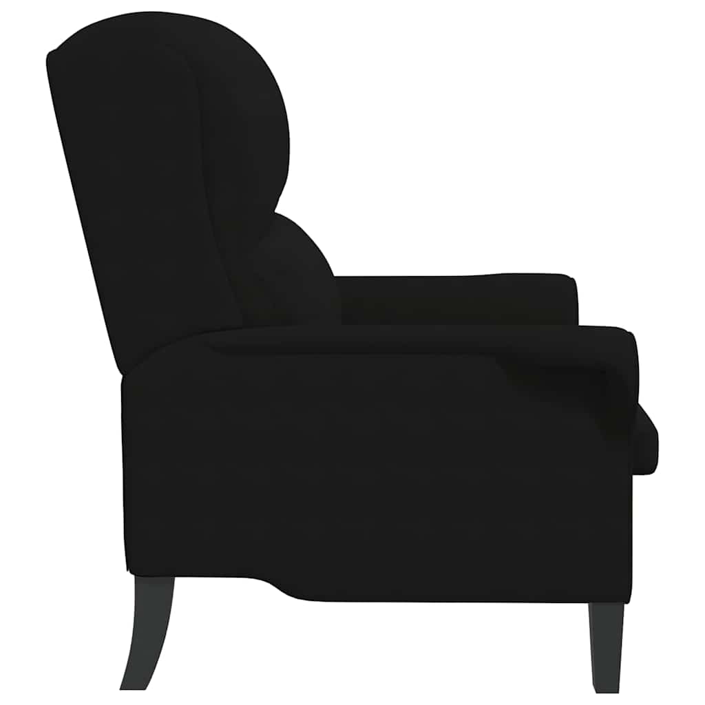 fauteuil Noir 76 x 94 x 102 cm Microfibre - XIOS
