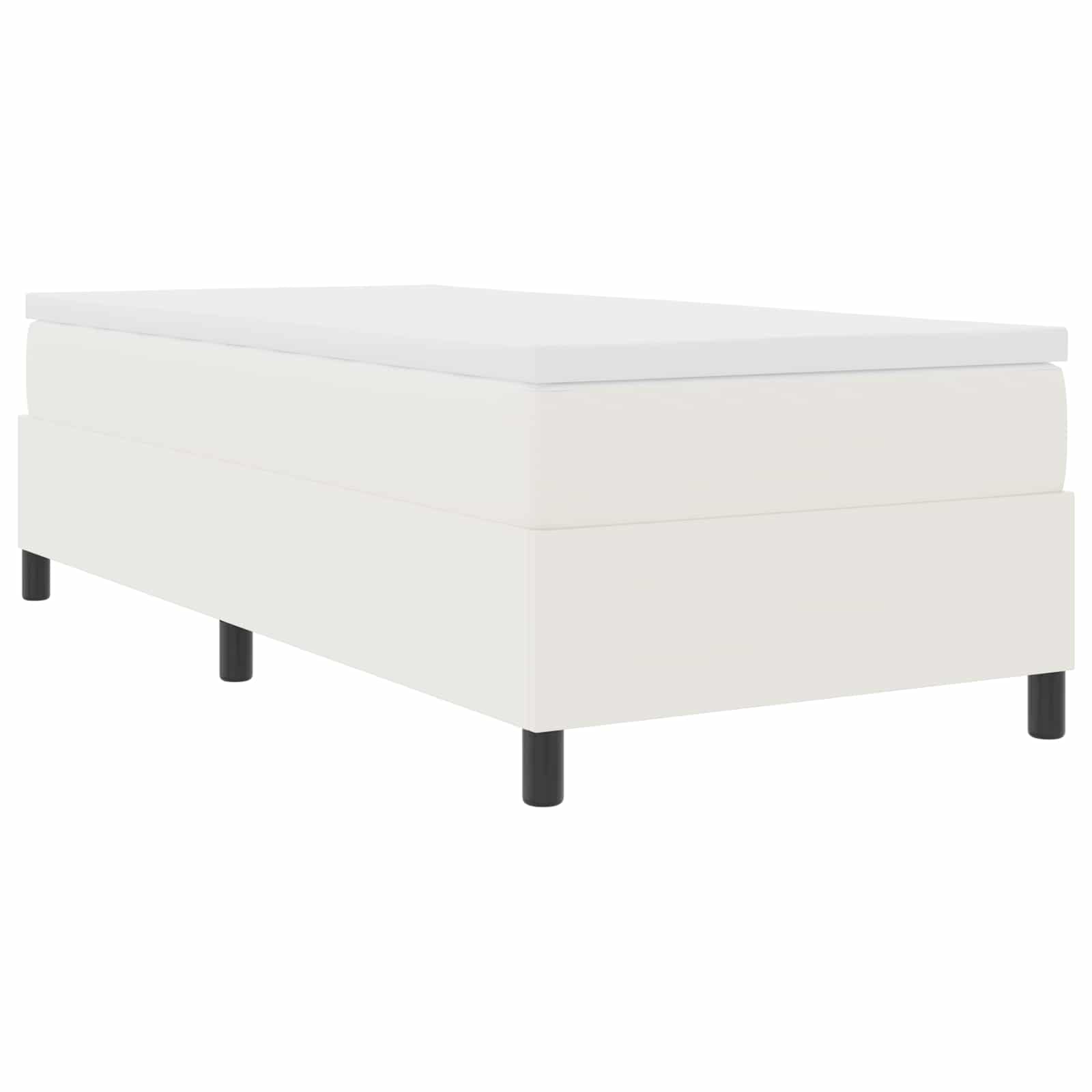 Cadre de lit plateforme Crème 100 x 200 cm tissu - XIOS
