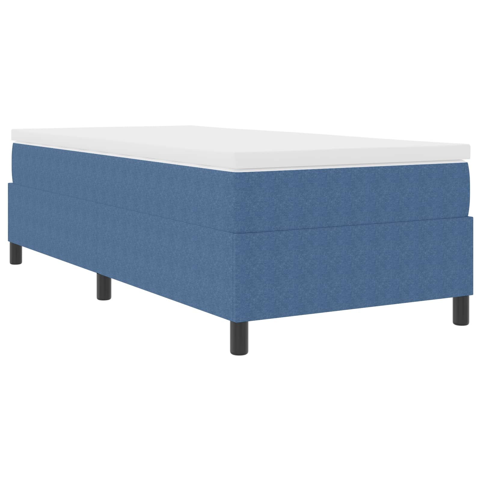 Cadre de lit plateforme Bleu 100 x 200 cm tissu - XIOS