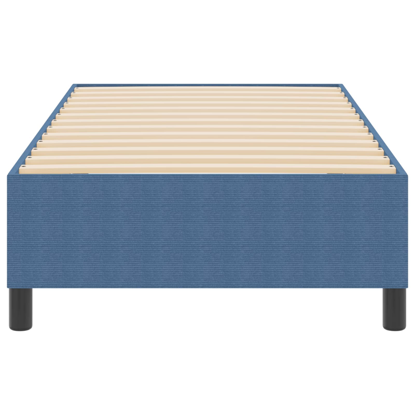 Cadre de lit plateforme Bleu 100 x 200 cm tissu - XIOS