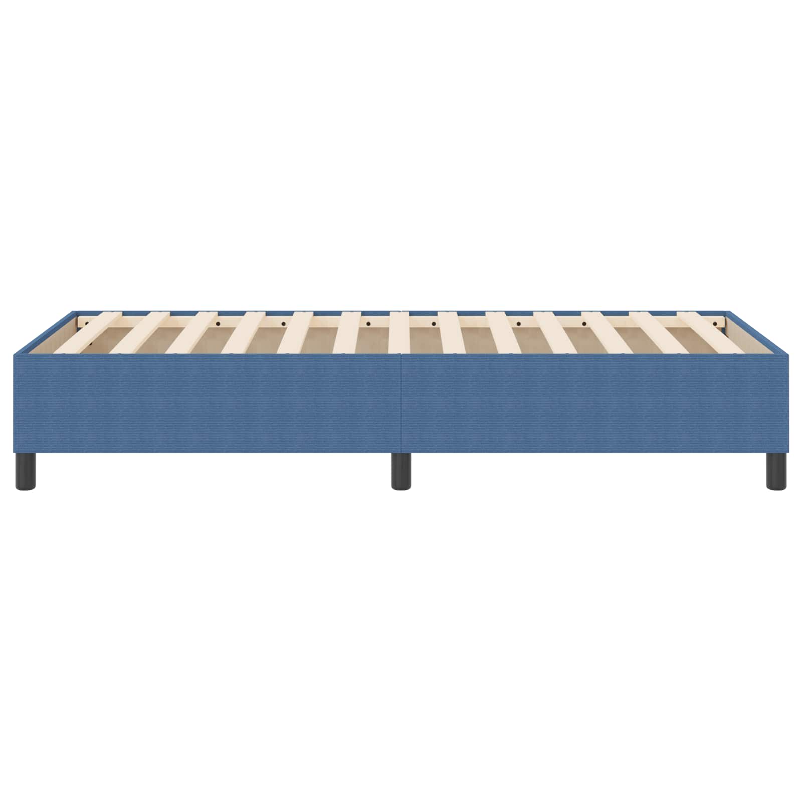 Cadre de lit plateforme Bleu 100 x 200 cm tissu - XIOS