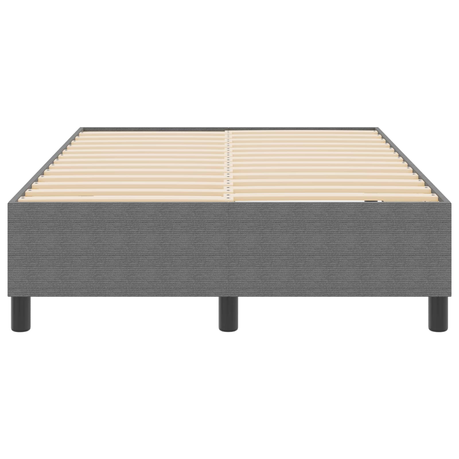 Cadre de lit plateforme Gris clair 120 x 190 cm tissu - XIOS