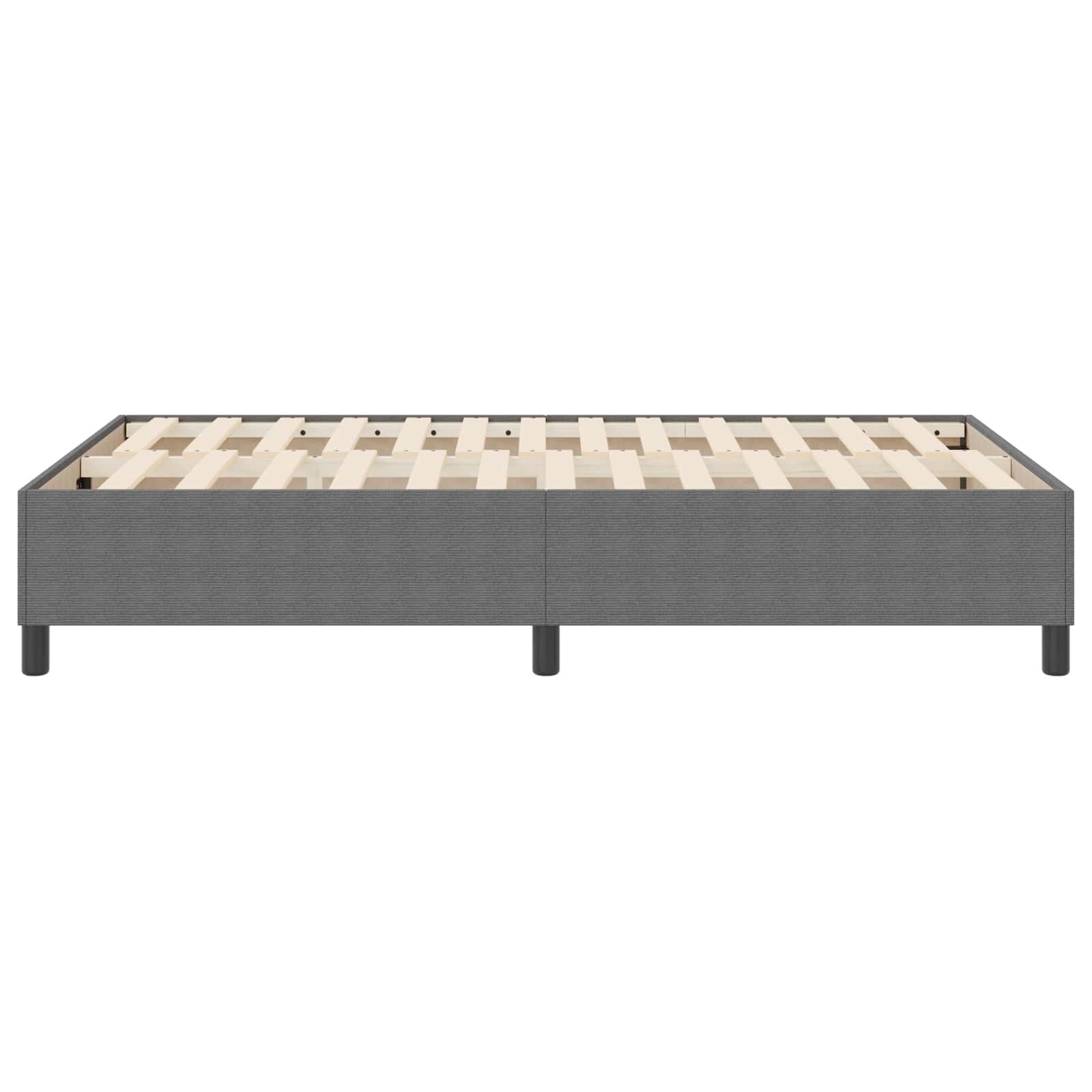 Cadre de lit plateforme Gris clair 120 x 200 cm tissu - XIOS