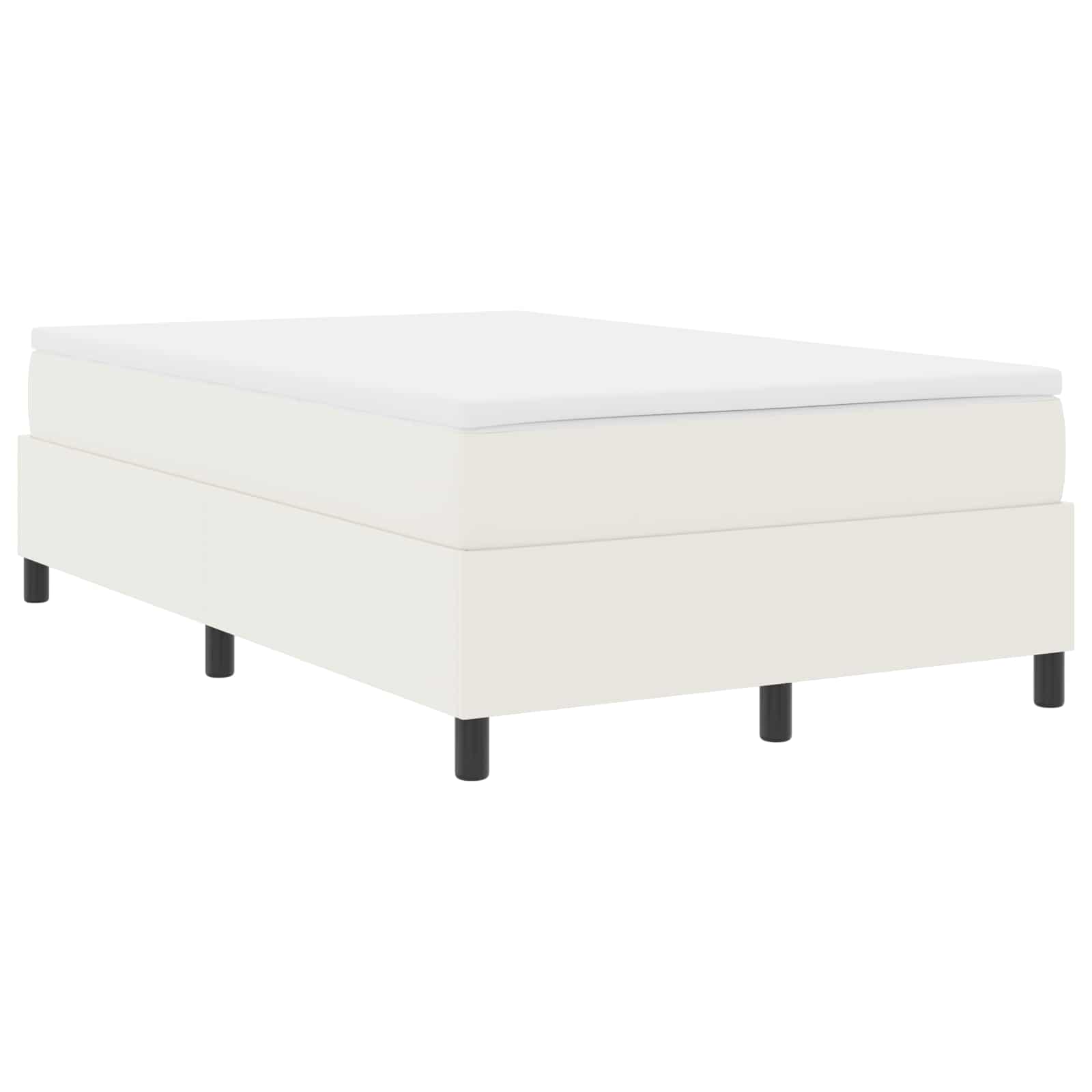 Cadre de lit plateforme Crème 120 x 200 cm tissu - XIOS