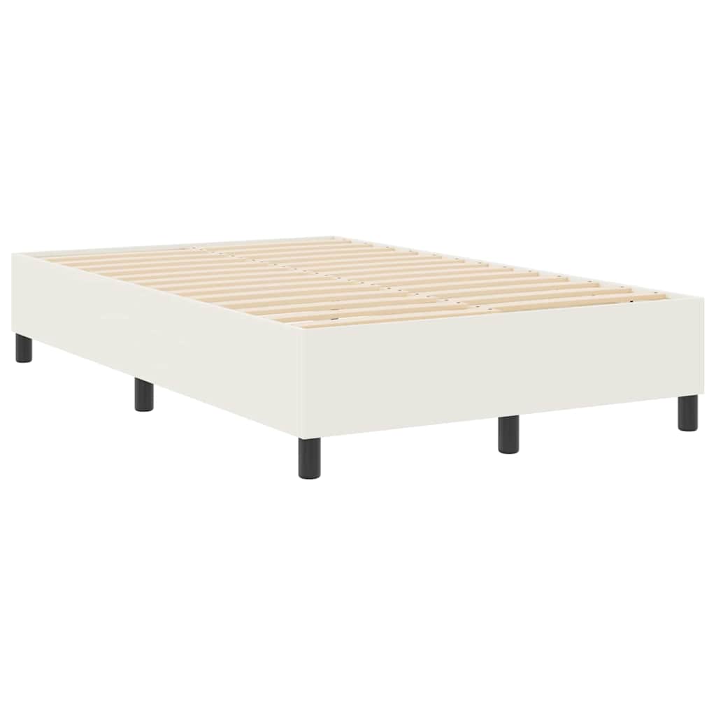 Cadre de lit plateforme Crème 120 x 200 cm tissu - XIOS