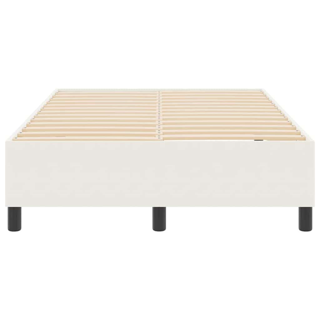 Cadre de lit plateforme Crème 120 x 200 cm tissu - XIOS