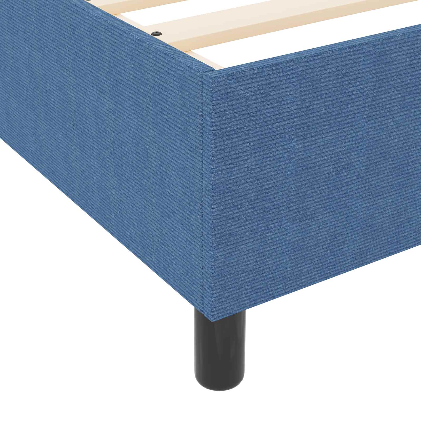 Cadre de lit plateforme Bleu 120 x 200 cm tissu - XIOS