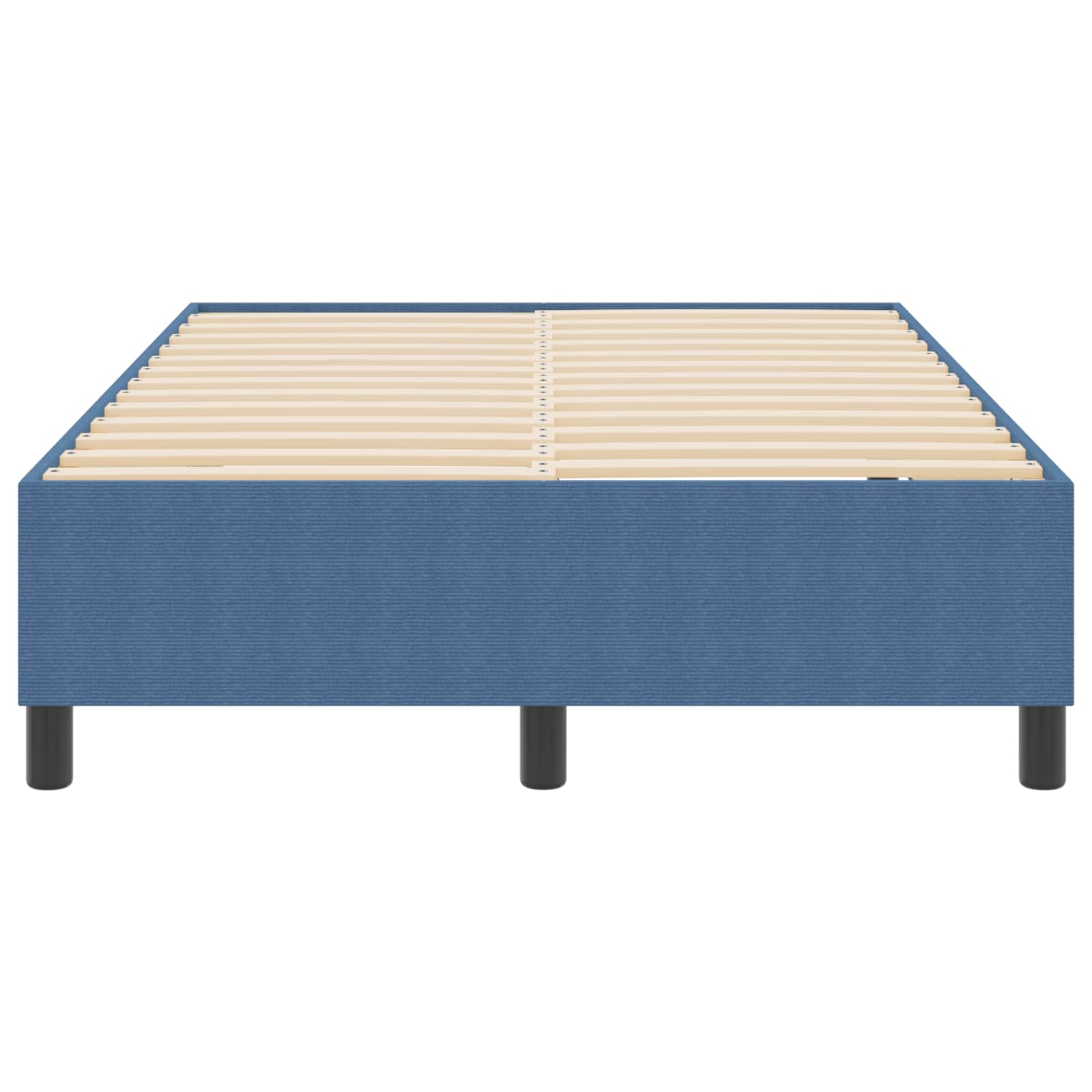 Cadre de lit plateforme Bleu 120 x 200 cm tissu - XIOS