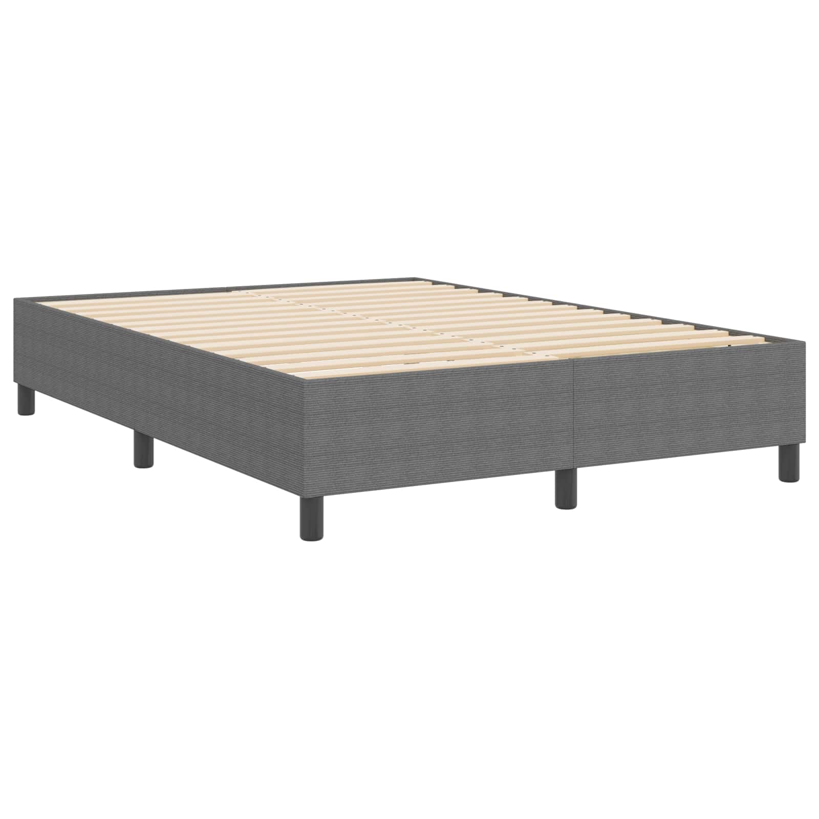 Cadre de lit plateforme Gris clair 140 x 200 cm tissu - XIOS