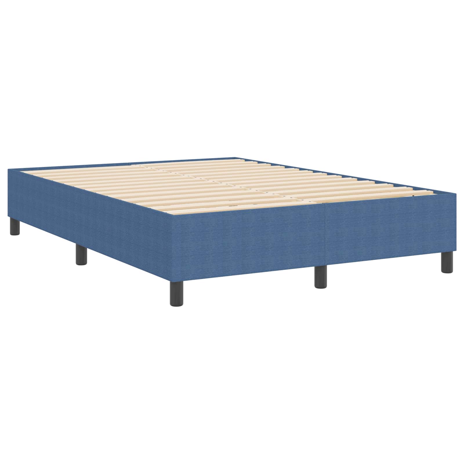 Cadre de lit plateforme Bleu 160 x 200 cm tissu - XIOS