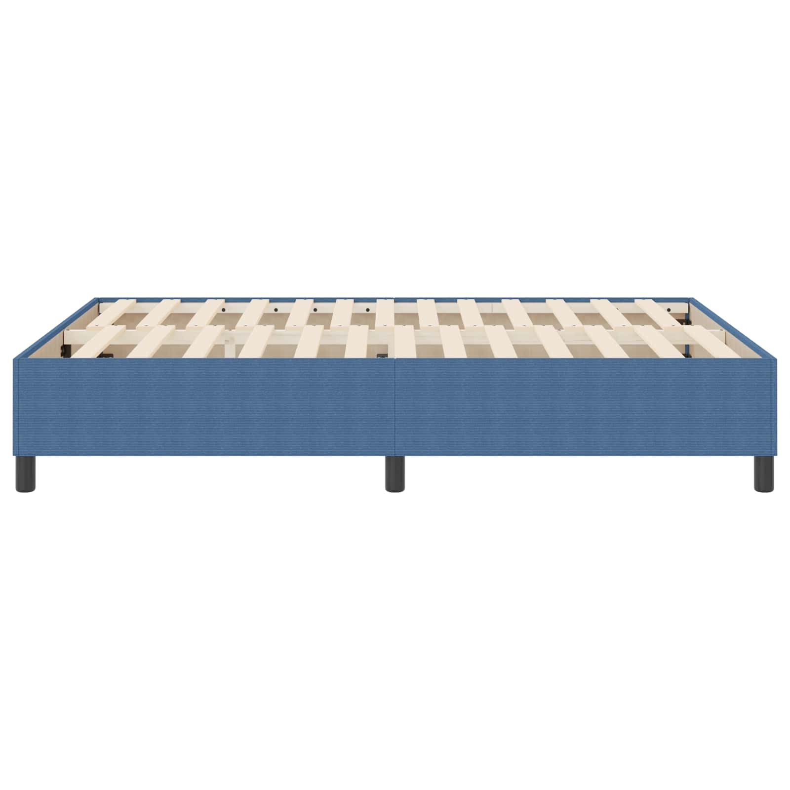 Cadre de lit plateforme Bleu 160 x 200 cm tissu - XIOS