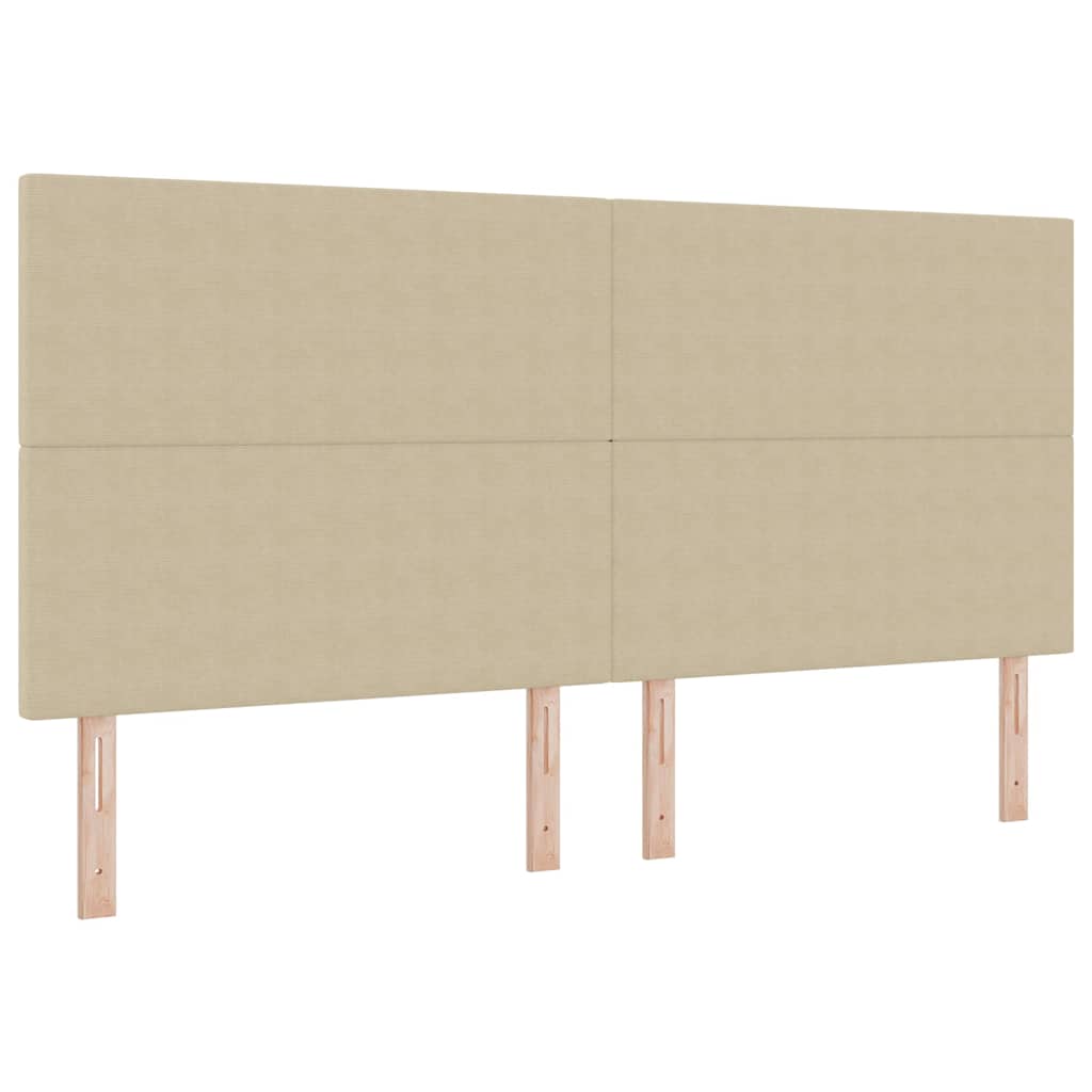 Lit à ressort LED Gris clair et blanc 200 x 200 cm - XIOS