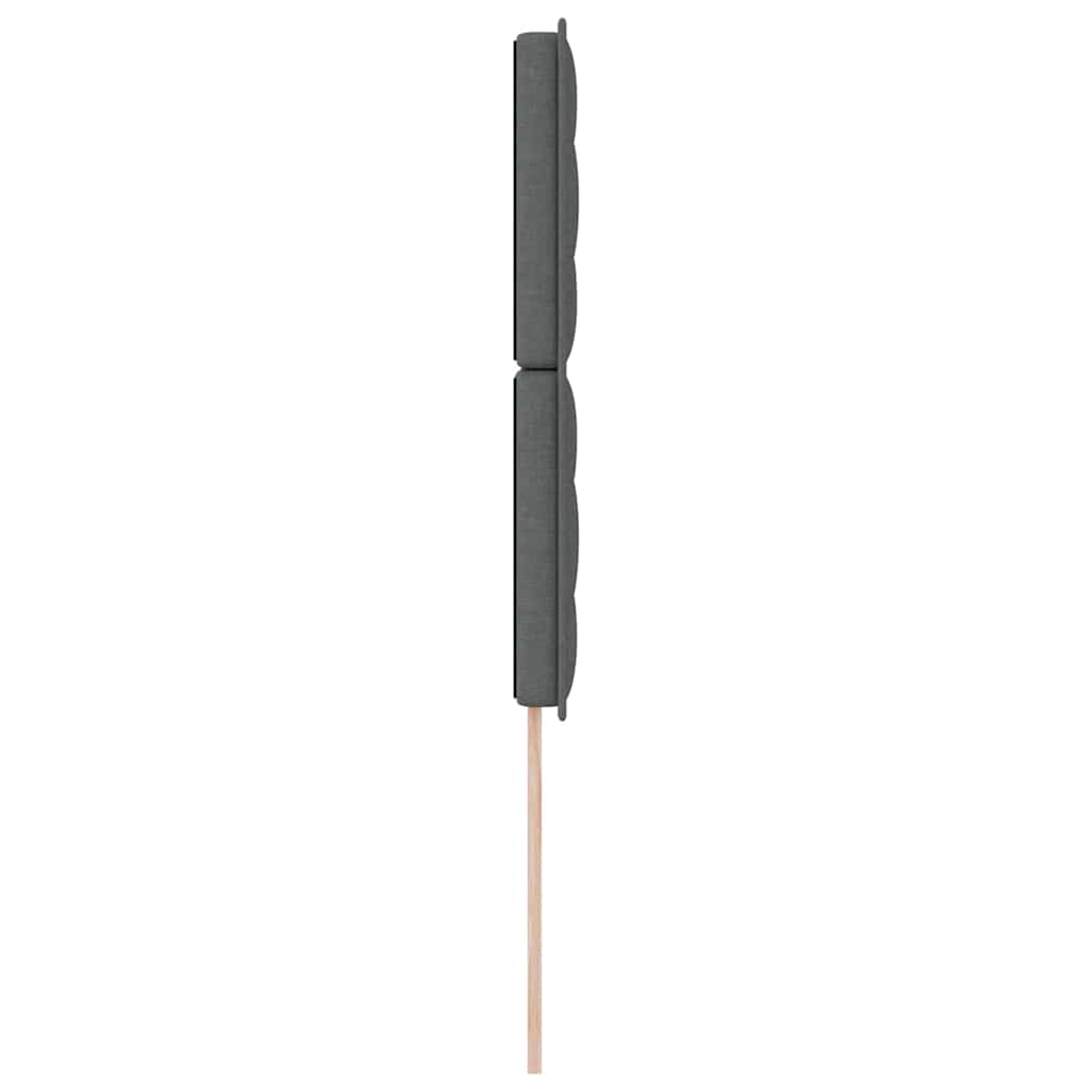 Tête de lit avec tête de lit Gris foncé 90 cm Cuir synthétique - XIOS