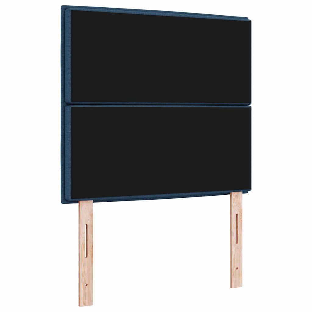 Tête de lit avec tête de lit Bleu 90 cm Cuir synthétique - XIOS
