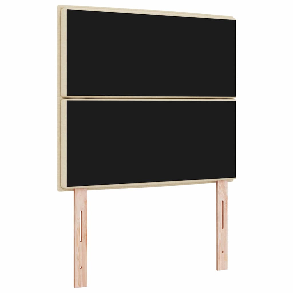 Tête de lit avec tête de lit Crème 100 cm Cuir synthétique - XIOS